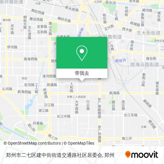 郑州市二七区建中街街道交通路社区居委会地图