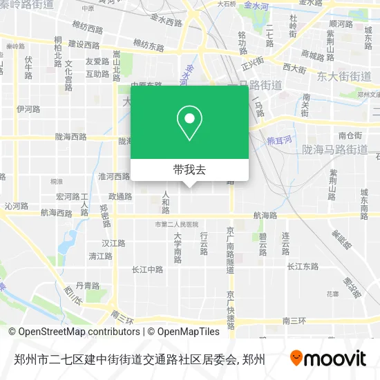 郑州市二七区建中街街道交通路社区居委会地图