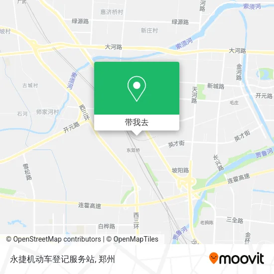 永捷机动车登记服务站地图