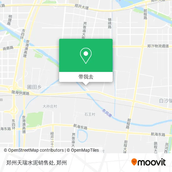 郑州天瑞水泥销售处地图