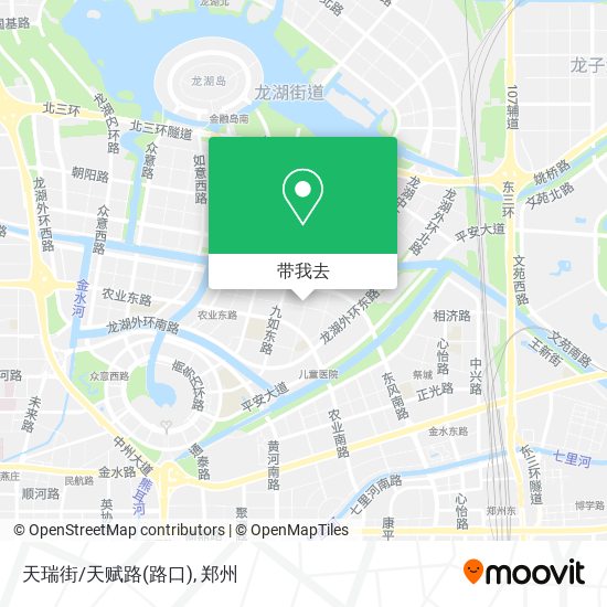 天瑞街/天赋路(路口)地图