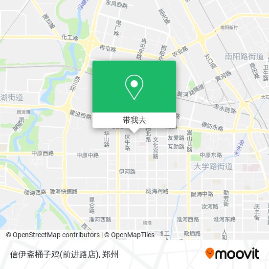 信伊斋桶子鸡(前进路店)地图