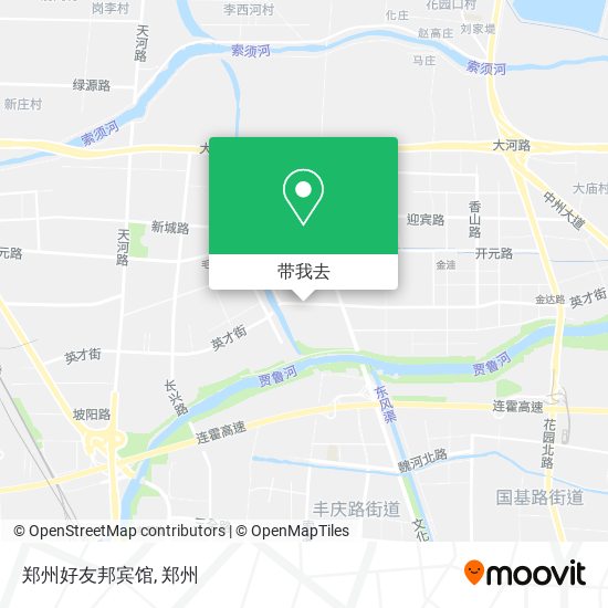 郑州好友邦宾馆地图