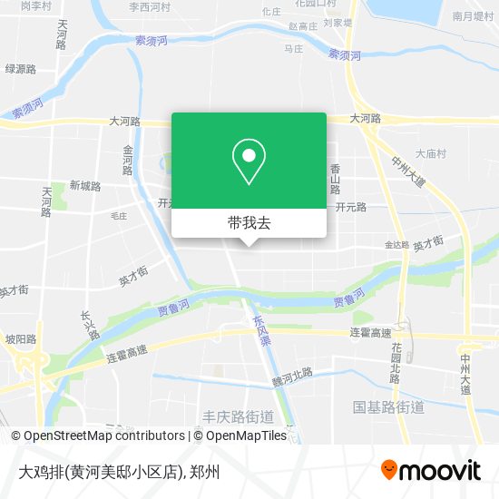 大鸡排(黄河美邸小区店)地图