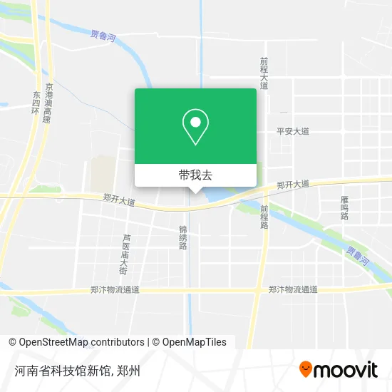 河南省科技馆新馆地图
