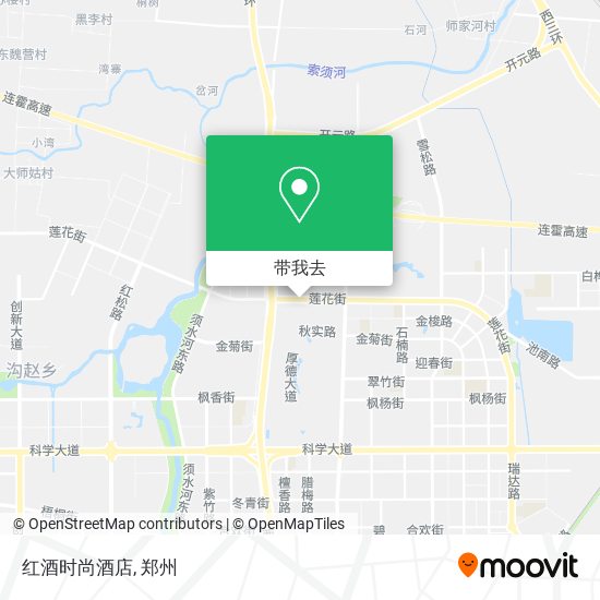 红酒时尚酒店地图