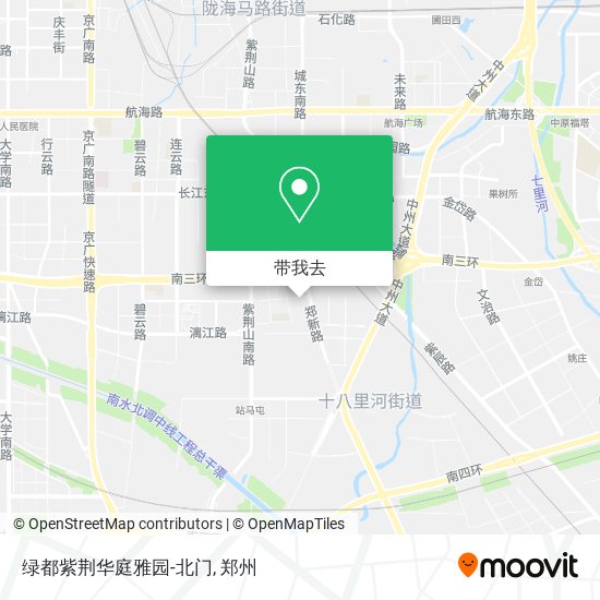 绿都紫荆华庭雅园-北门地图