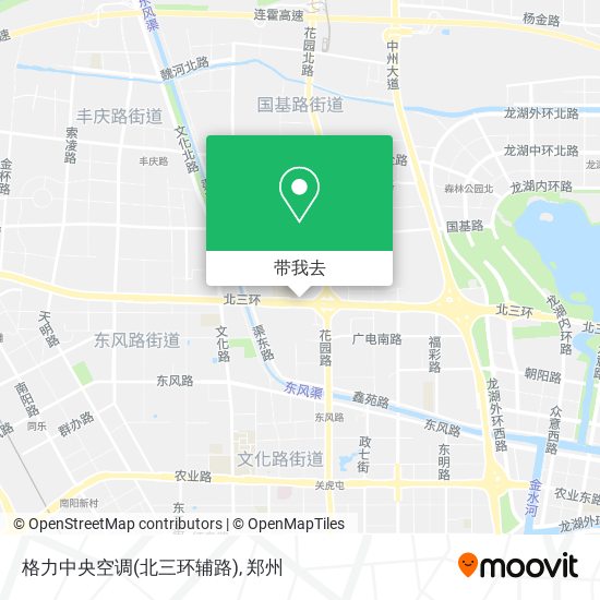 格力中央空调(北三环辅路)地图