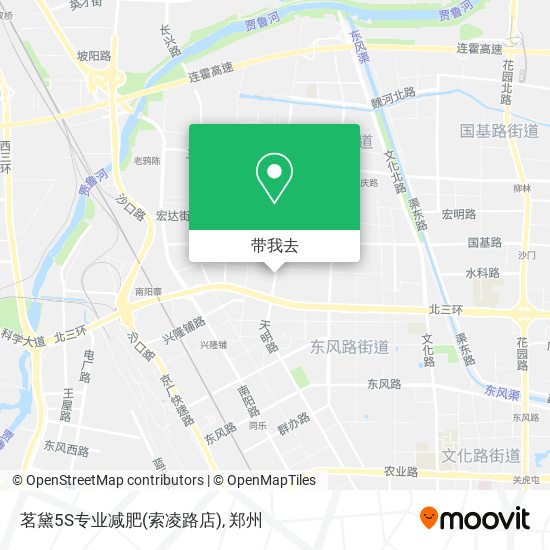 茗黛5S专业减肥(索凌路店)地图