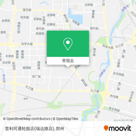 普利司通轮胎店(瑞达路店)地图