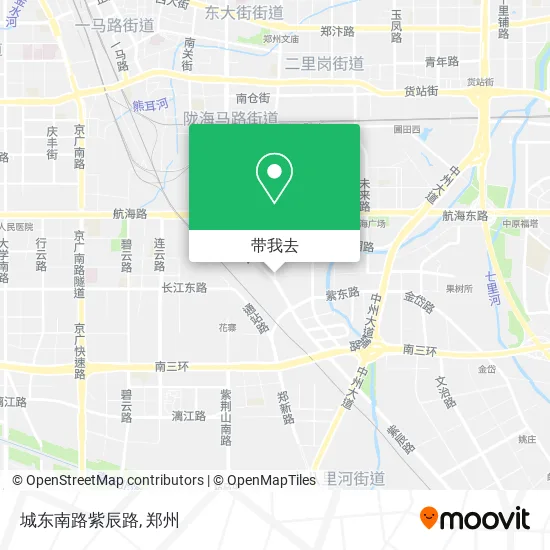 城东南路紫辰路地图
