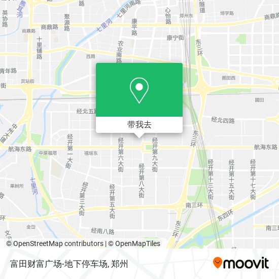 富田财富广场-地下停车场地图