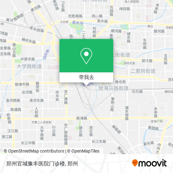 郑州官城豫丰医院门诊楼地图