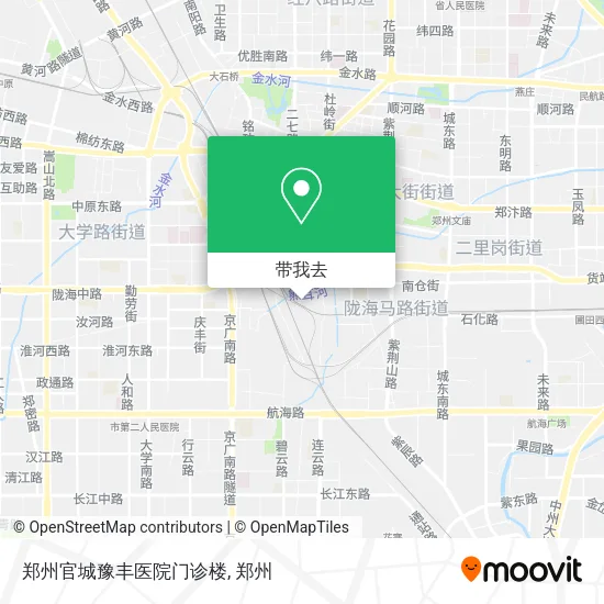 郑州官城豫丰医院门诊楼地图