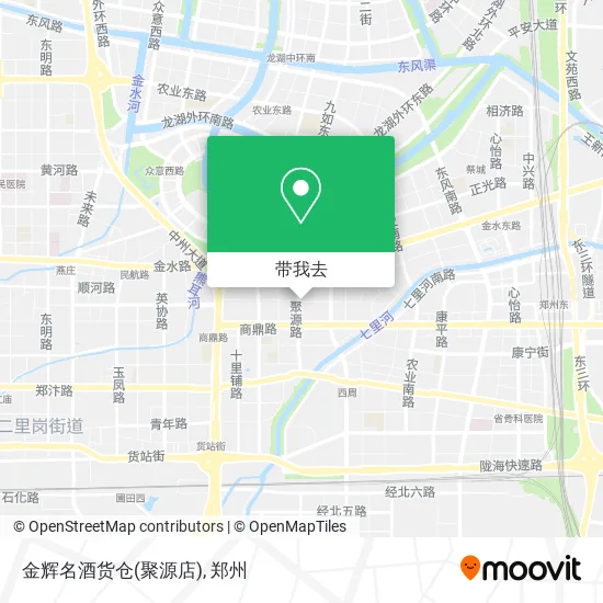 金辉名酒货仓(聚源店)地图