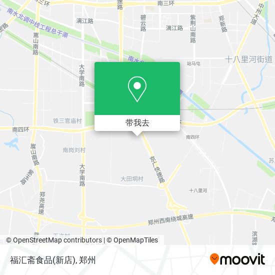 福汇斋食品(新店)地图