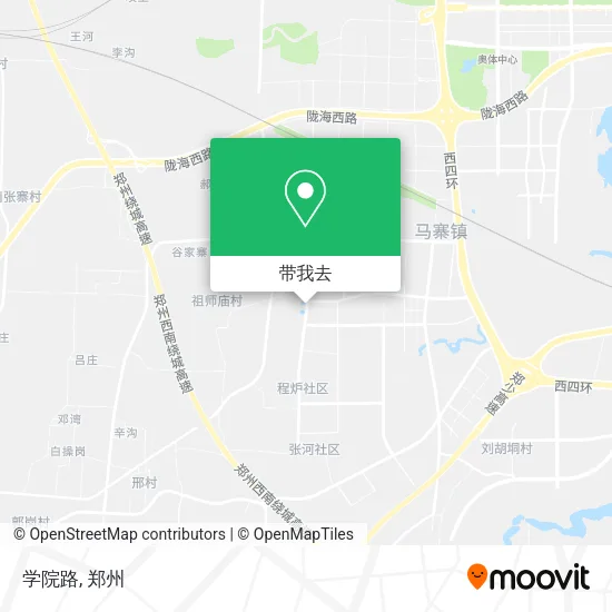 学院路地图