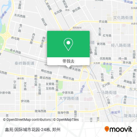 鑫苑·国际城市花园-24栋地图