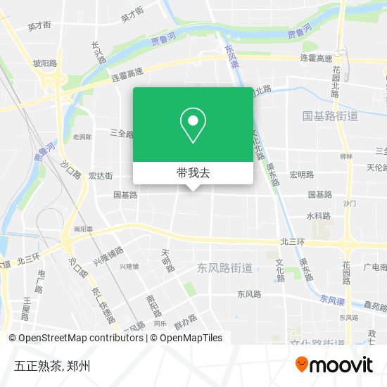 五正熟茶地图