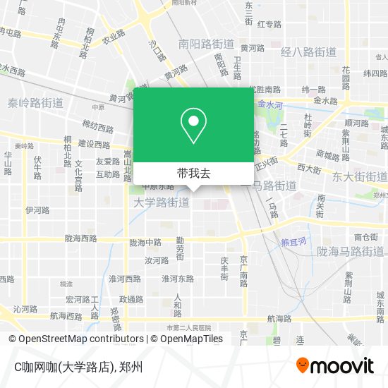 C咖网咖(大学路店)地图