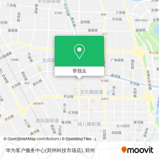 华为客户服务中心(郑州科技市场店)地图