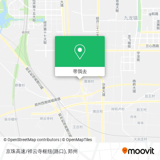 京珠高速/祥云寺枢纽(路口)地图