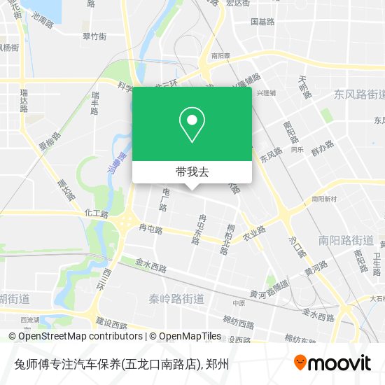 兔师傅专注汽车保养(五龙口南路店)地图