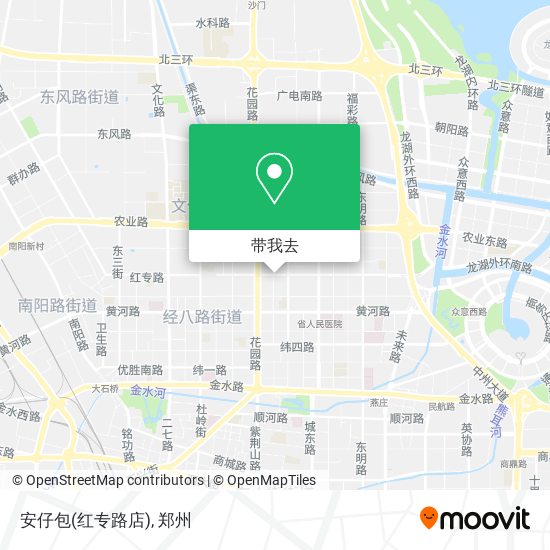 安仔包(红专路店)地图