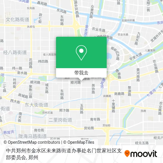 中共郑州市金水区未来路街道办事处名门世家社区支部委员会地图