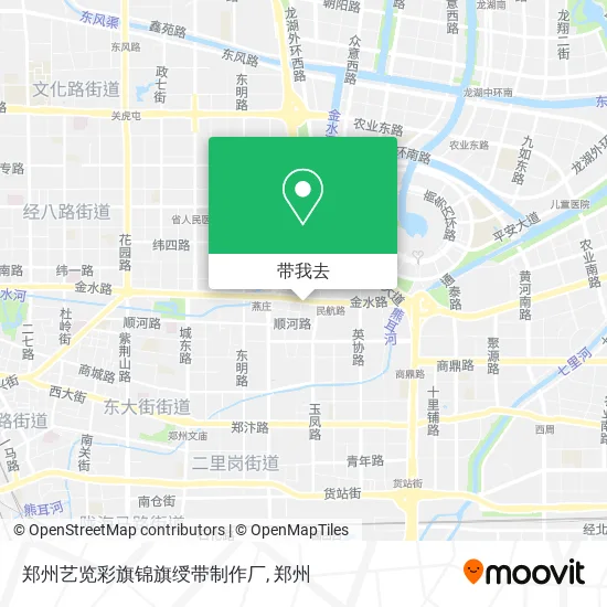 郑州艺览彩旗锦旗绶带制作厂地图