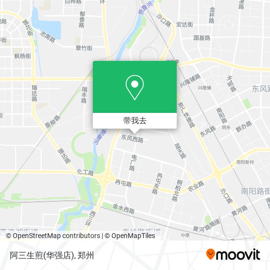 阿三生煎(华强店)地图