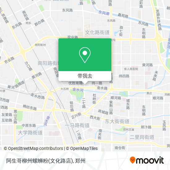 阿生哥柳州螺蛳粉(文化路店)地图