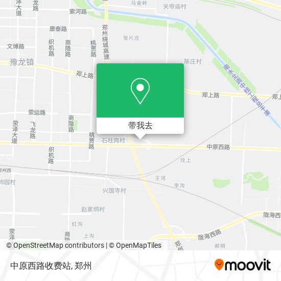 中原西路收费站地图