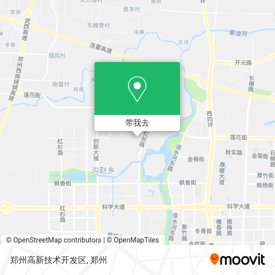 郑州高新技术开发区地图