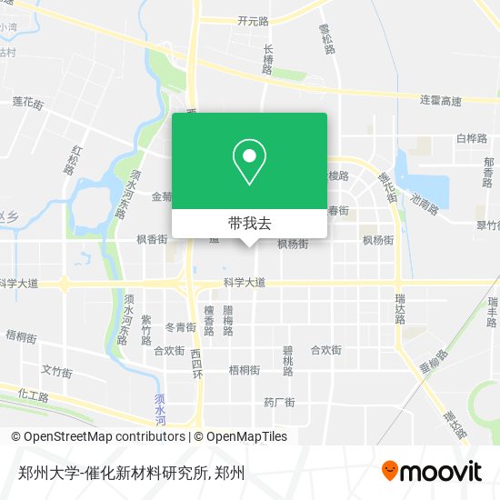 郑州大学-催化新材料研究所地图