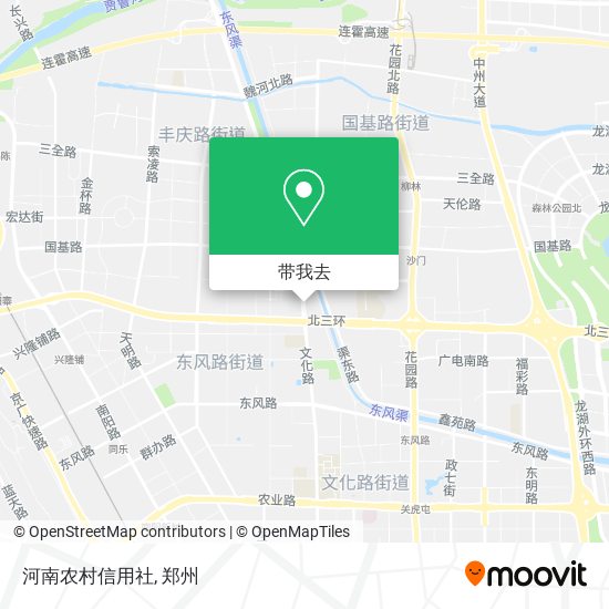 河南农村信用社地图