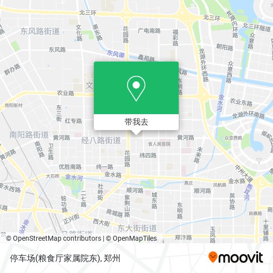 停车场(粮食厅家属院东)地图