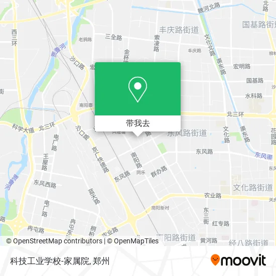 科技工业学校-家属院地图