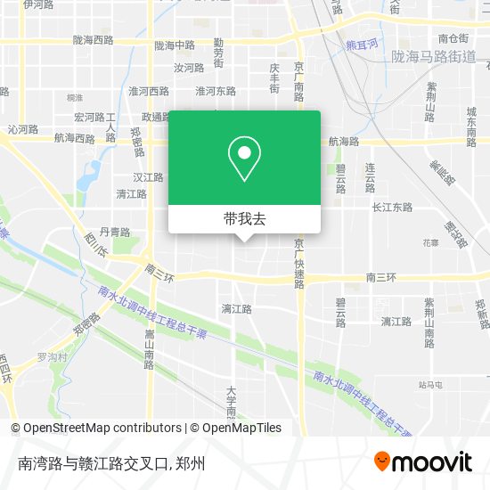 南湾路与赣江路交叉口地图