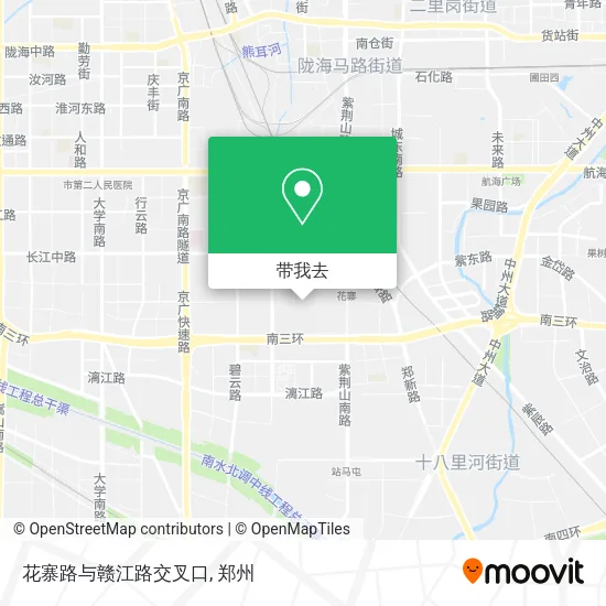 花寨路与赣江路交叉口地图