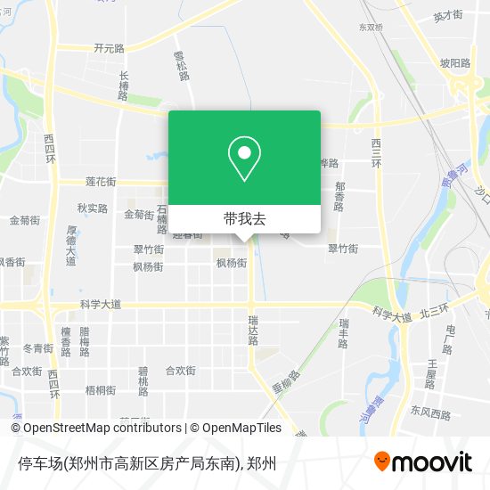 停车场(郑州市高新区房产局东南)地图