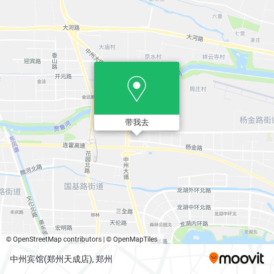中州宾馆(郑州天成店)地图