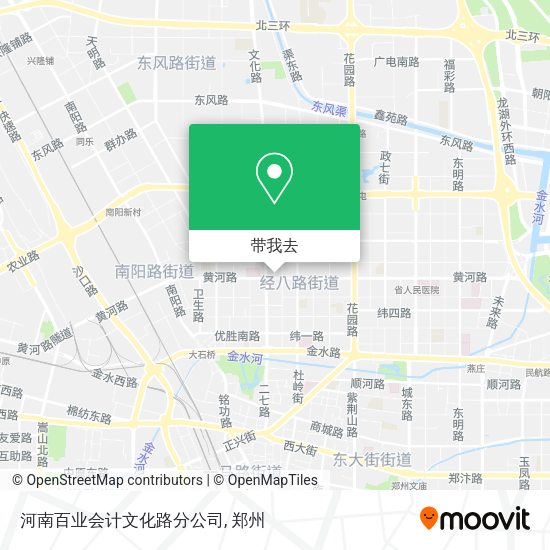 河南百业会计文化路分公司地图