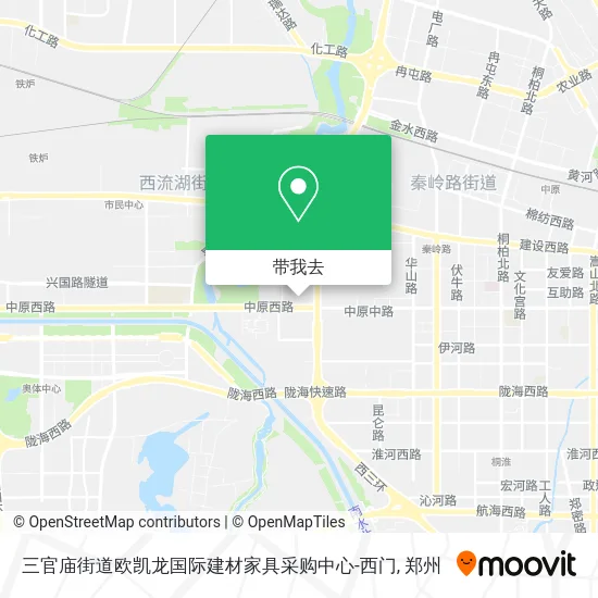三官庙街道欧凯龙国际建材家具采购中心-西门地图