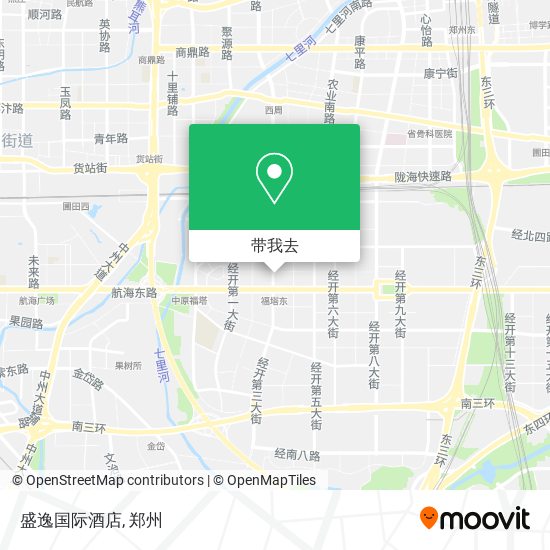 盛逸国际酒店地图