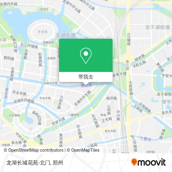 龙湖长城花苑-北门地图