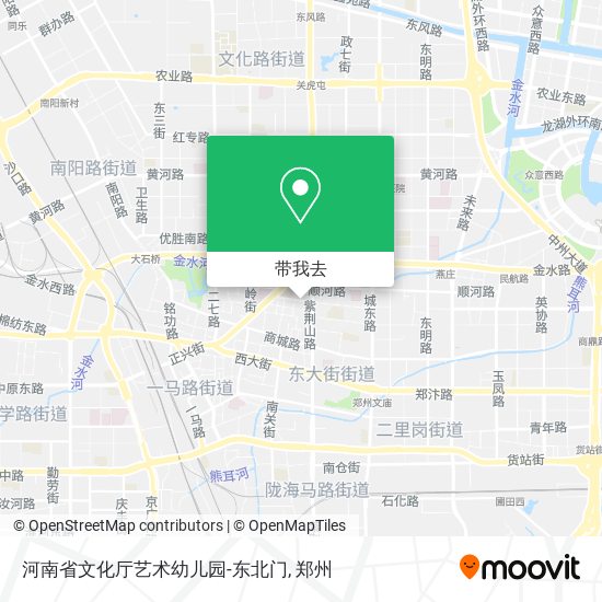 河南省文化厅艺术幼儿园-东北门地图