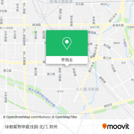 绿都紫荆华庭佳园-北门地图