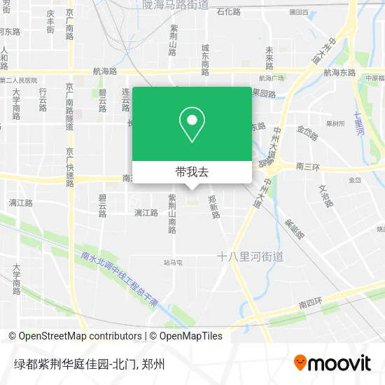绿都紫荆华庭佳园-北门地图