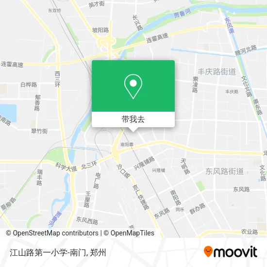 江山路第一小学-南门地图